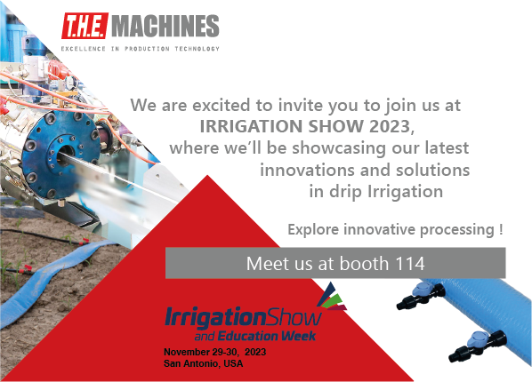 Irrigation Show 2023 - THE Machines Yvonand SA